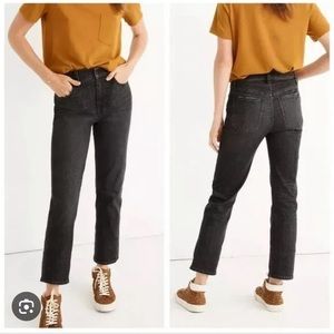 Madewell perfect vintage crop in gray wash size 30